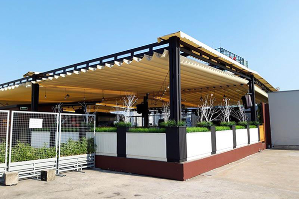 Mái xếp quán cà phê ở Quy Nhơn